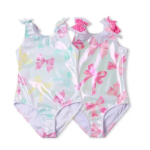 bow girls swimsuit