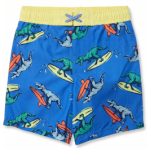 blue dinosaur swim short