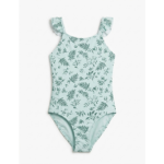 mint green leaf swim