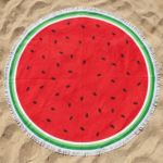 watermelon beach mat