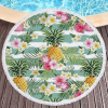 floral beach mat