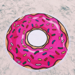 donuts beach mat