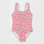 pink flowers swimsuit