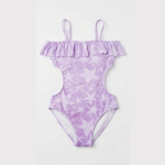 lavender stars swimsuit