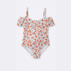 orange flowers swimsuit