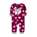 baby pink polka dots jumpsuit